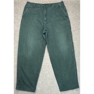 Hugo Boss Rare Vtg Men's Green 5 Pocket Denim Jeans Size 42L‎
